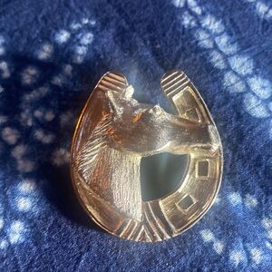 Silver Horse / Horseshoe Pin🌺 Vintage